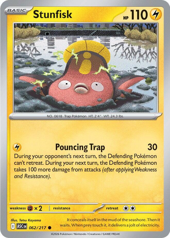Stunfisk (062/217) [Mega Evolution: Ascended Heroes] | L.A. Mood Comics and Games