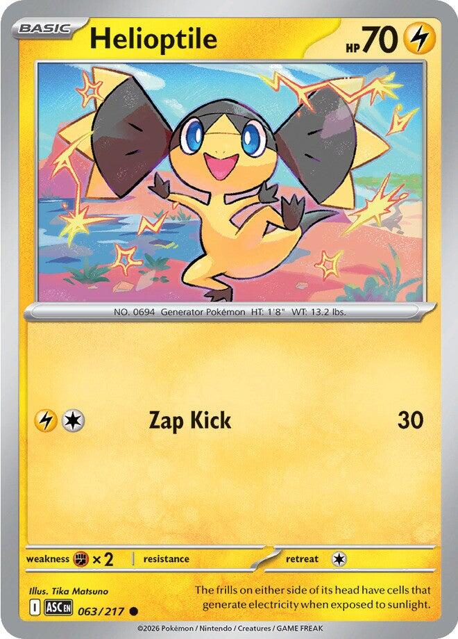 Helioptile (063/217) [Mega Evolution: Ascended Heroes] | L.A. Mood Comics and Games