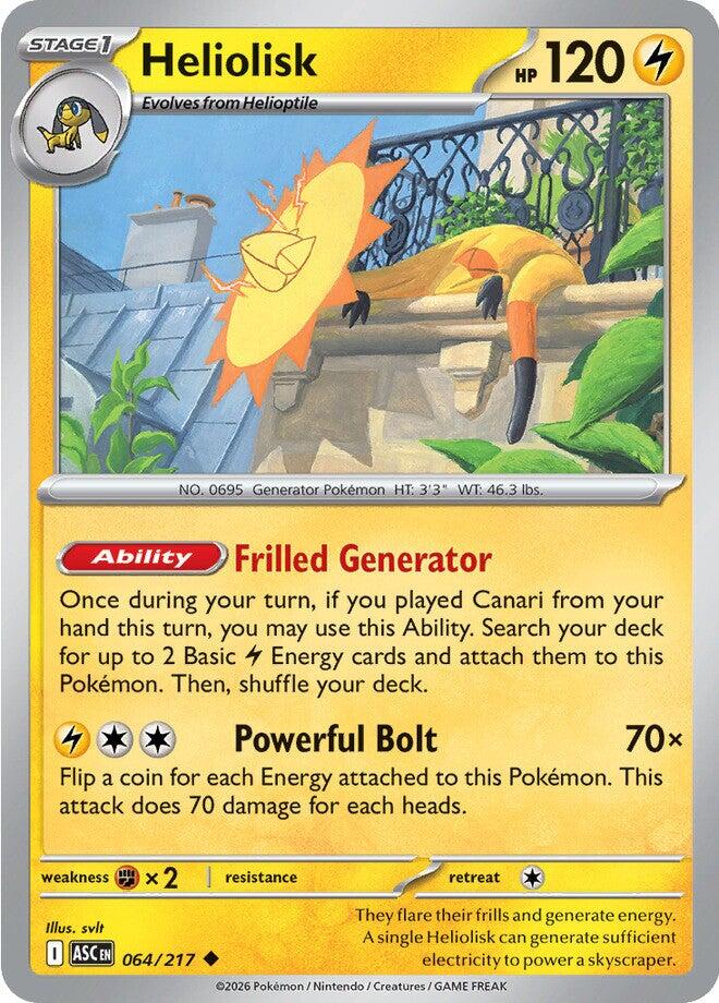 Heliolisk (064/217) [Mega Evolution: Ascended Heroes] | L.A. Mood Comics and Games