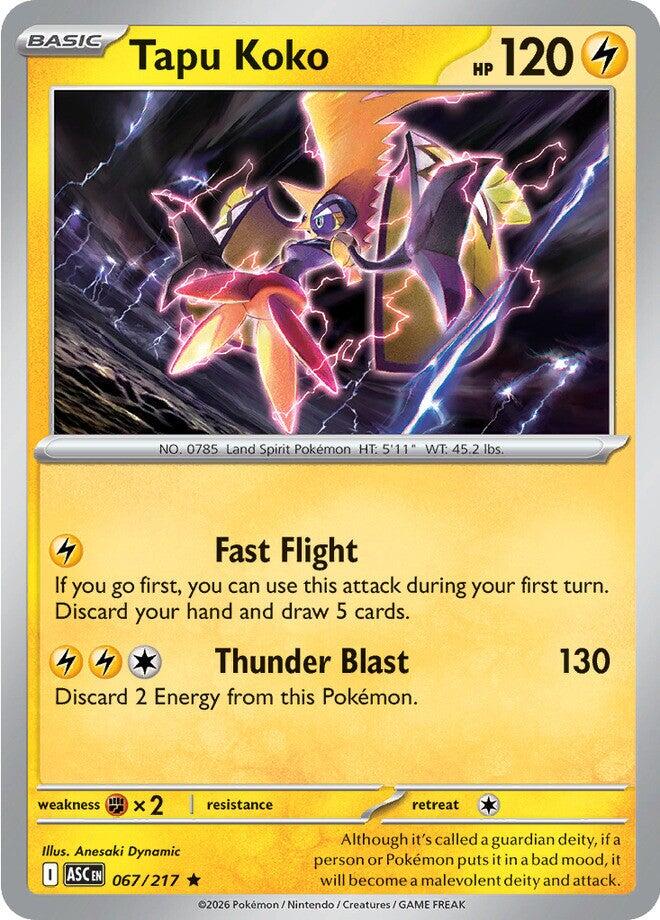 Tapu Koko (067/217) [Mega Evolution: Ascended Heroes] | L.A. Mood Comics and Games