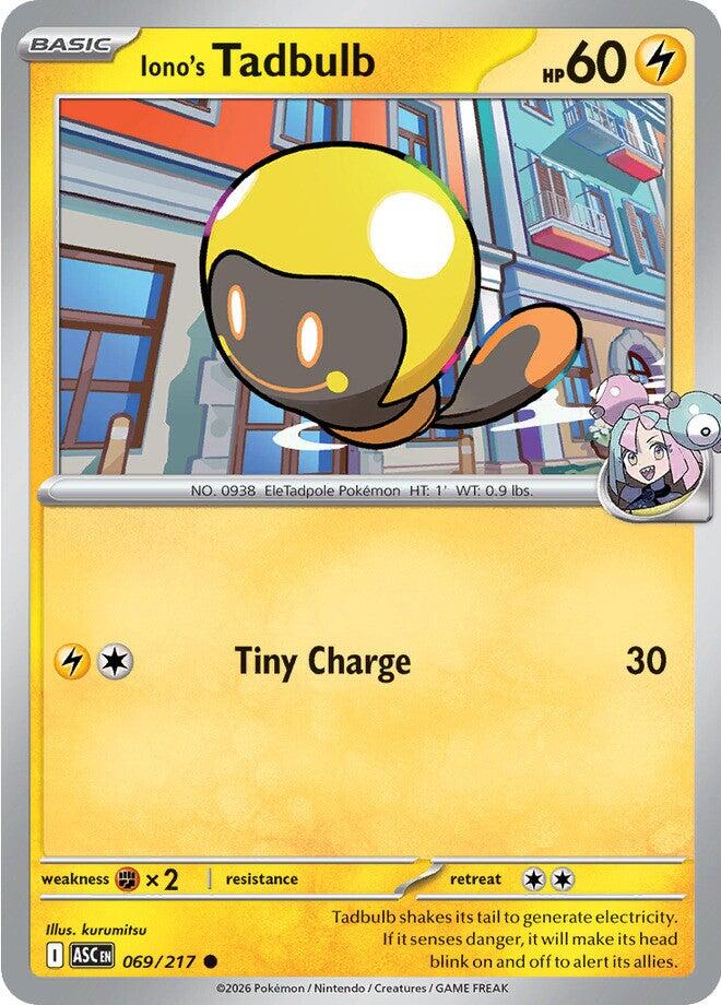 Iono's Tadbulb (069/217) [Mega Evolution: Ascended Heroes] | L.A. Mood Comics and Games