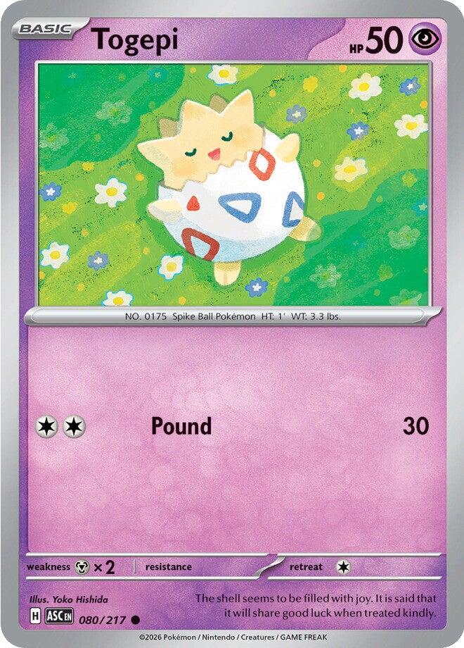 Togepi (080/217) [Mega Evolution: Ascended Heroes] | L.A. Mood Comics and Games