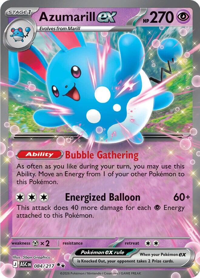 Azumarill ex (084/217) [Mega Evolution: Ascended Heroes] | L.A. Mood Comics and Games