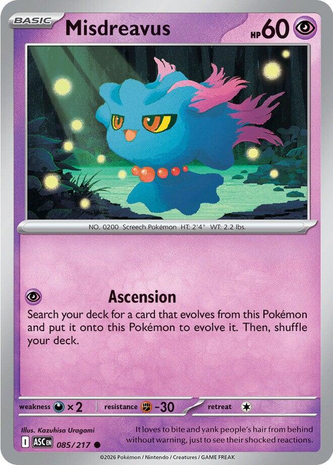 Misdreavus (085/217) [Mega Evolution: Ascended Heroes] | L.A. Mood Comics and Games