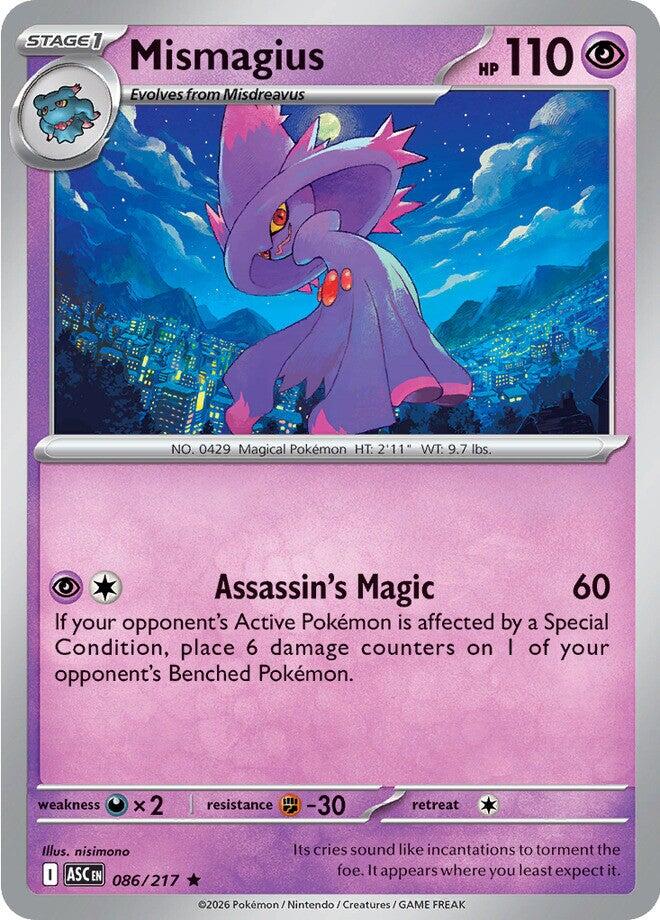 Mismagius (086/217) [Mega Evolution: Ascended Heroes] | L.A. Mood Comics and Games