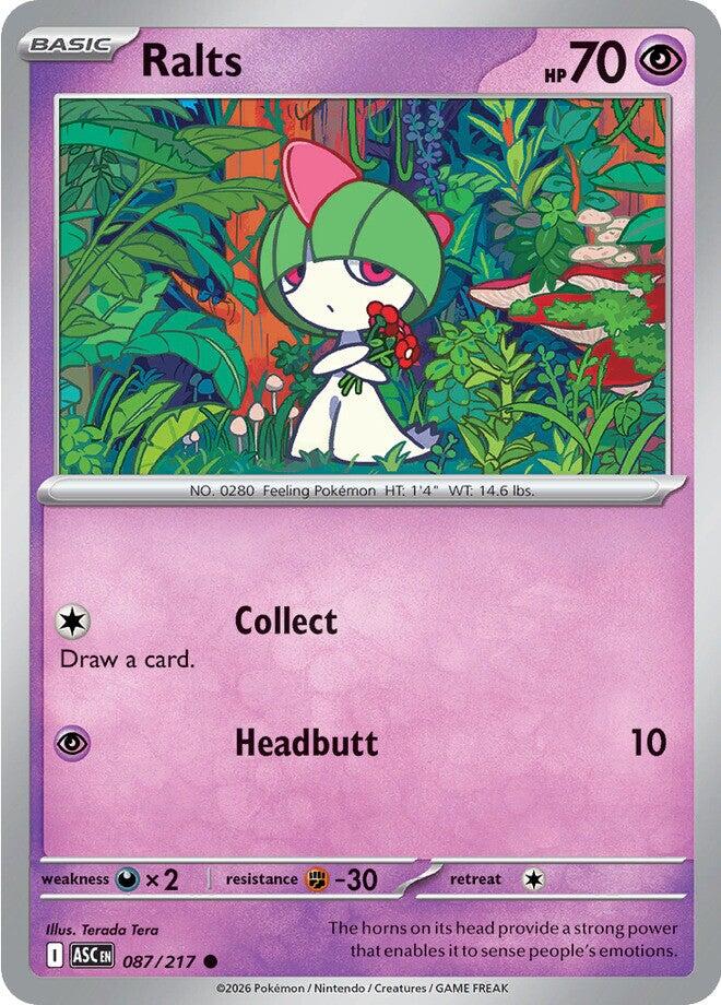 Ralts (087/217) [Mega Evolution: Ascended Heroes] | L.A. Mood Comics and Games