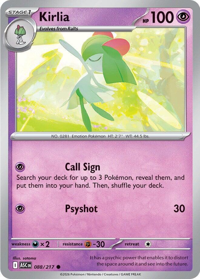 Kirlia (088/217) [Mega Evolution: Ascended Heroes] | L.A. Mood Comics and Games