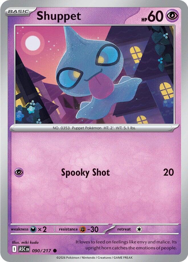 Shuppet (090/217) [Mega Evolution: Ascended Heroes] | L.A. Mood Comics and Games
