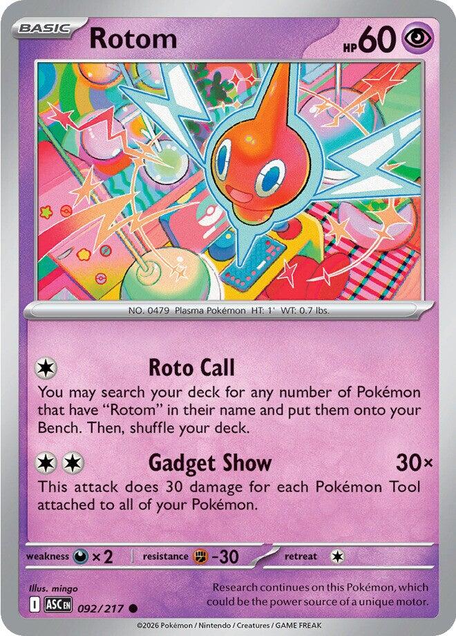 Rotom (092/217) [Mega Evolution: Ascended Heroes] | L.A. Mood Comics and Games