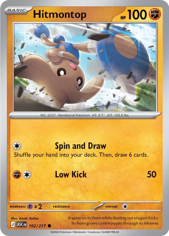 Hitmontop (102/217) [Mega Evolution: Ascended Heroes] | L.A. Mood Comics and Games