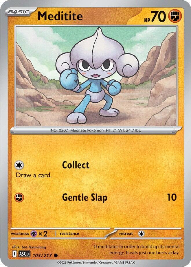 Meditite (103/217) [Mega Evolution: Ascended Heroes] | L.A. Mood Comics and Games