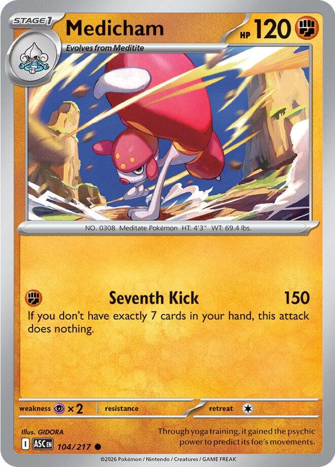 Medicham (104/217) [Mega Evolution: Ascended Heroes] | L.A. Mood Comics and Games
