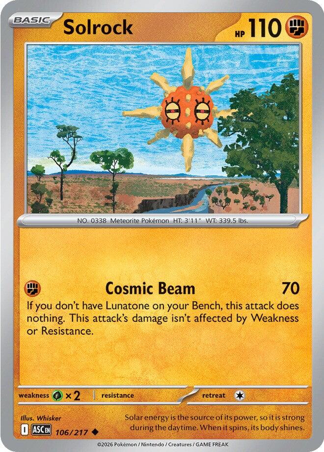 Solrock (106/217) [Mega Evolution: Ascended Heroes] | L.A. Mood Comics and Games