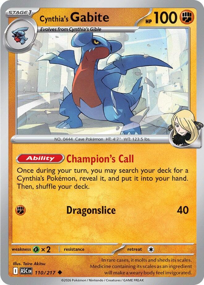 Cynthia's Gabite (110/217) [Mega Evolution: Ascended Heroes] | L.A. Mood Comics and Games