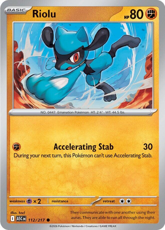 Riolu (112/217) [Mega Evolution: Ascended Heroes] | L.A. Mood Comics and Games