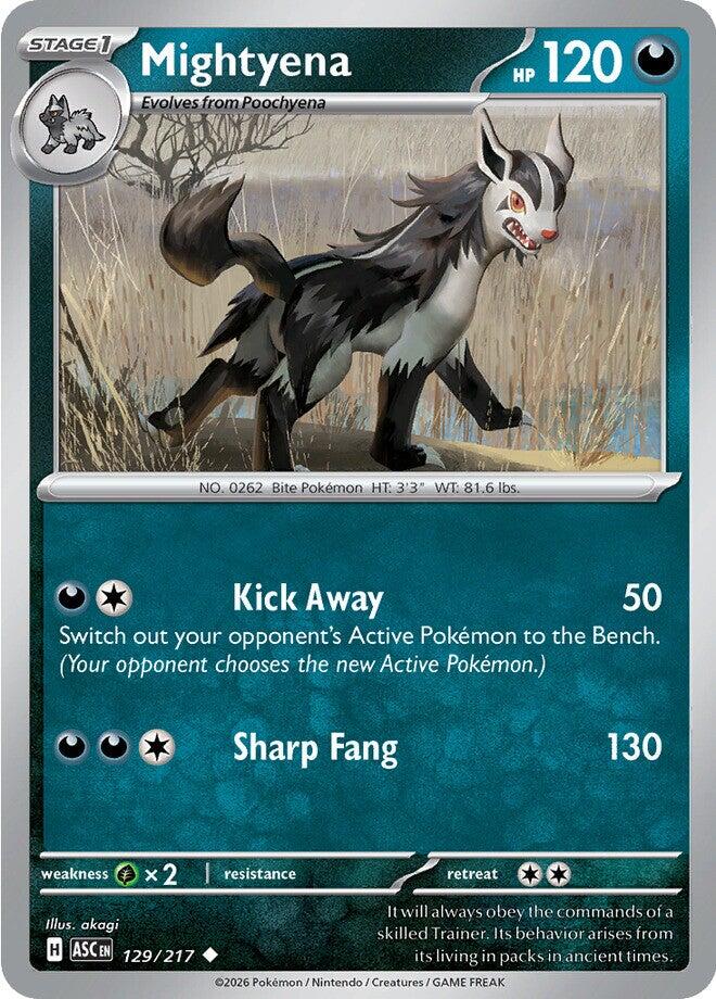 Mightyena (129/217) [Mega Evolution: Ascended Heroes] | L.A. Mood Comics and Games