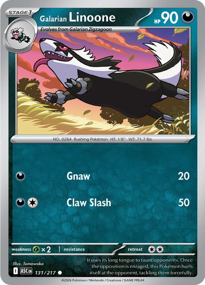 Galarian Linoone (131/217) [Mega Evolution: Ascended Heroes] | L.A. Mood Comics and Games