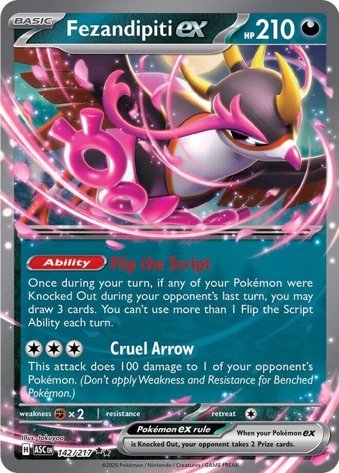 Fezandipiti ex (142/217) [Mega Evolution: Ascended Heroes] | L.A. Mood Comics and Games