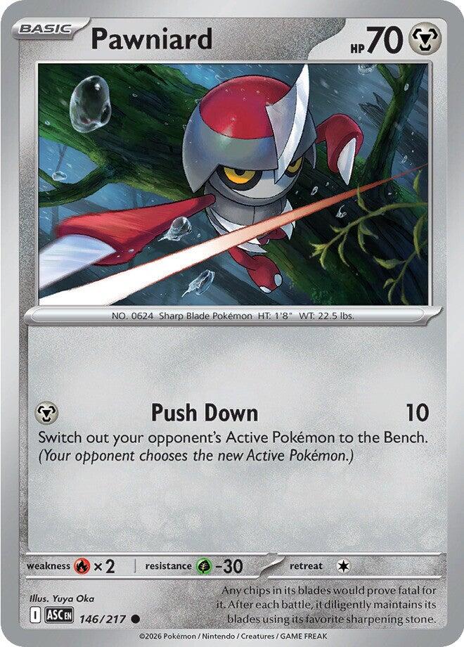 Pawniard (146/217) [Mega Evolution: Ascended Heroes] | L.A. Mood Comics and Games