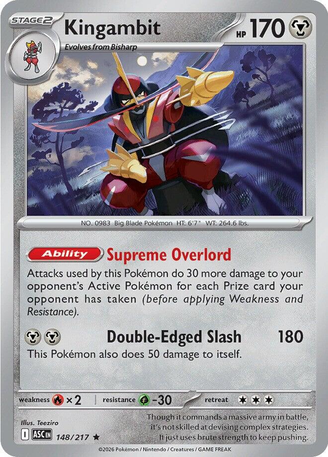 Kingambit (148/217) [Mega Evolution: Ascended Heroes] | L.A. Mood Comics and Games