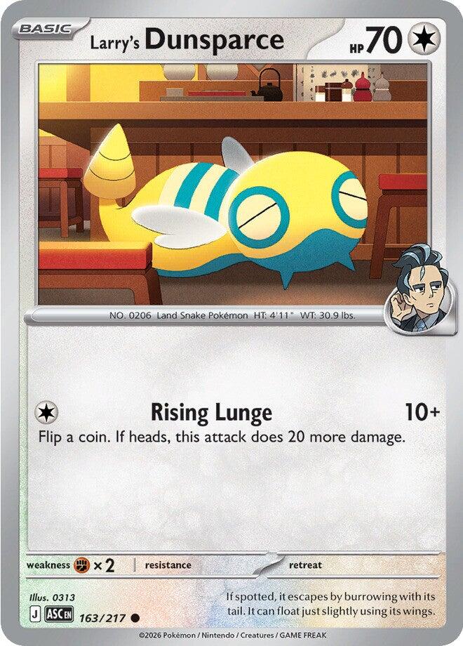 Larry's Dunsparce (163/217) [Mega Evolution: Ascended Heroes] | L.A. Mood Comics and Games
