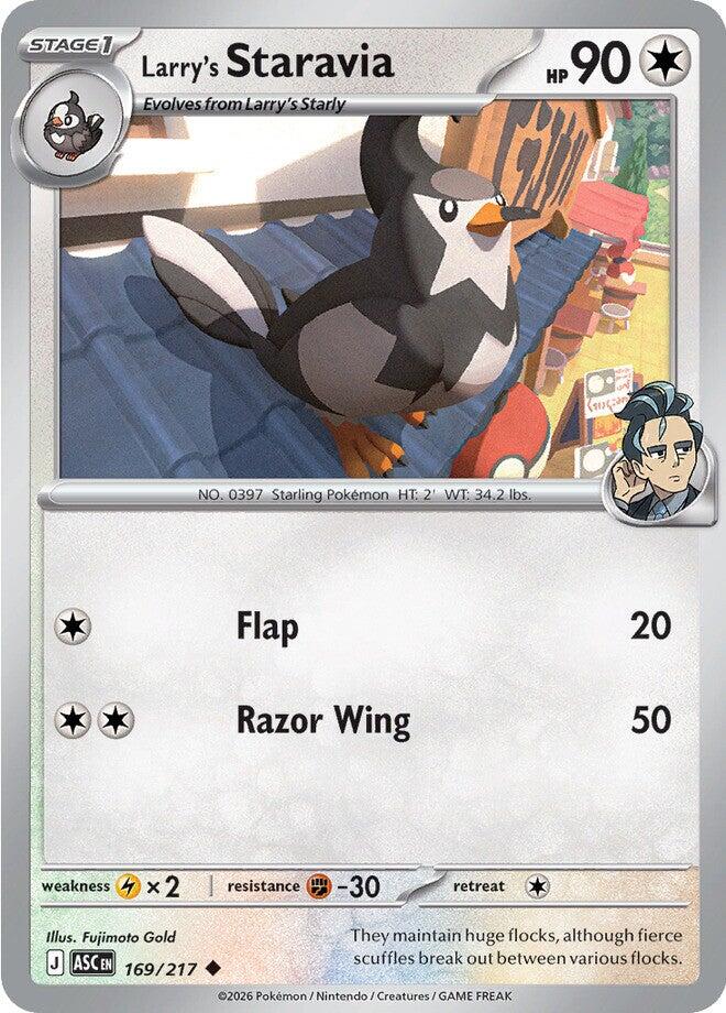 Larry's Staravia (169/217) [Mega Evolution: Ascended Heroes] | L.A. Mood Comics and Games