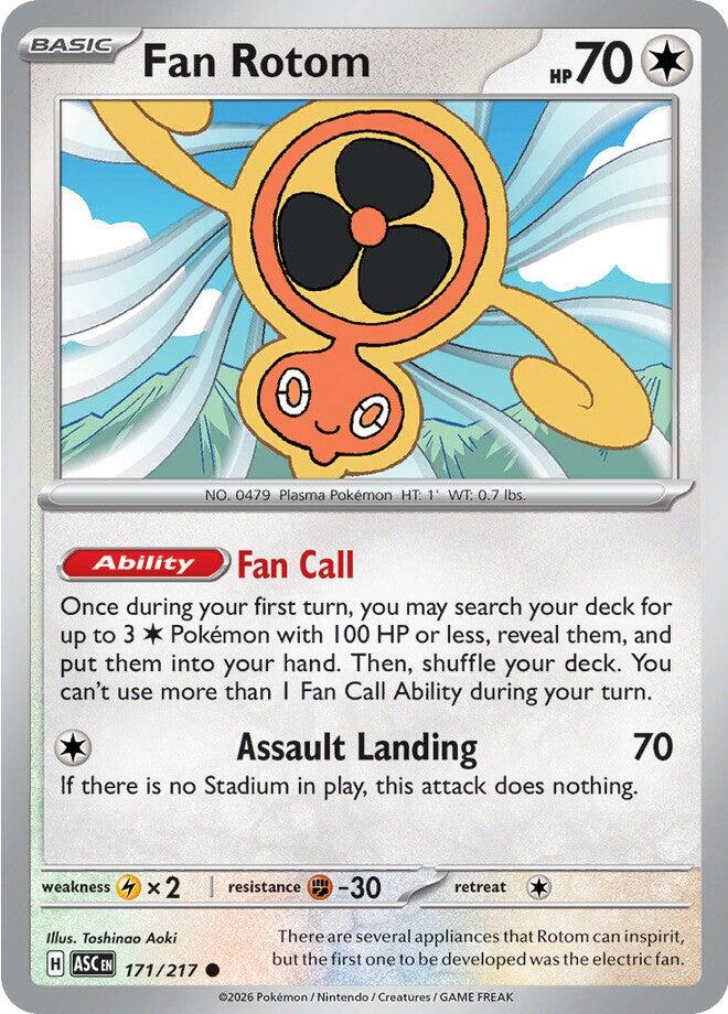 Fan Rotom (171/217) [Mega Evolution: Ascended Heroes] | L.A. Mood Comics and Games