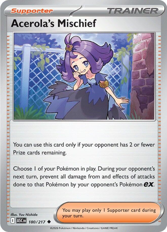 Acerola's Mischief (180/217) [Mega Evolution: Ascended Heroes] | L.A. Mood Comics and Games