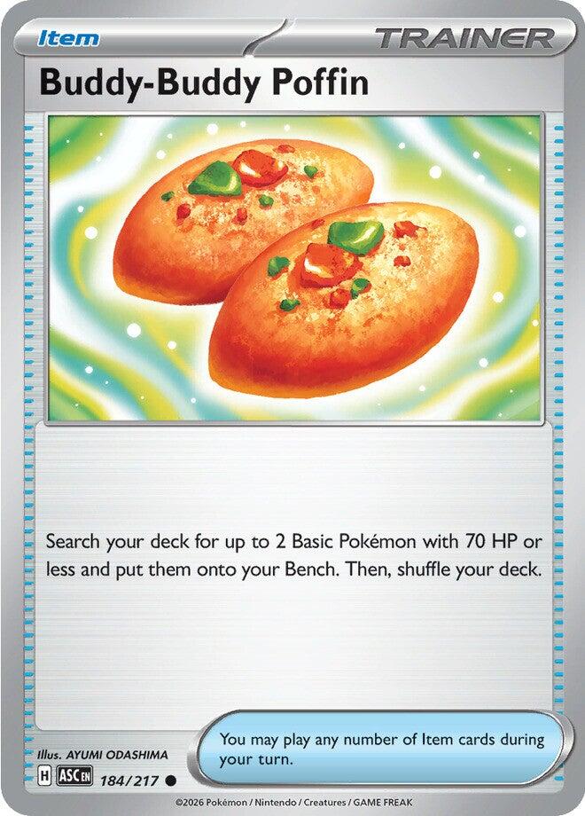 Buddy-Buddy Poffin (184/217) [Mega Evolution: Ascended Heroes] | L.A. Mood Comics and Games