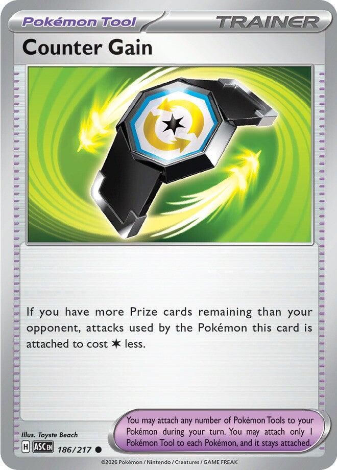 Counter Gain (186/217) [Mega Evolution: Ascended Heroes] | L.A. Mood Comics and Games