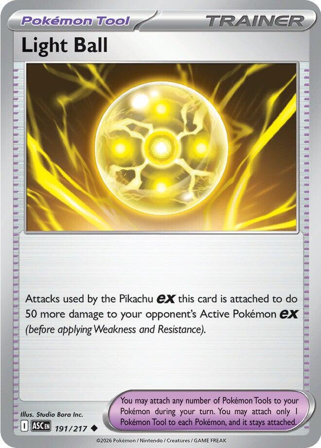 Light Ball (191/217) [Mega Evolution: Ascended Heroes] | L.A. Mood Comics and Games