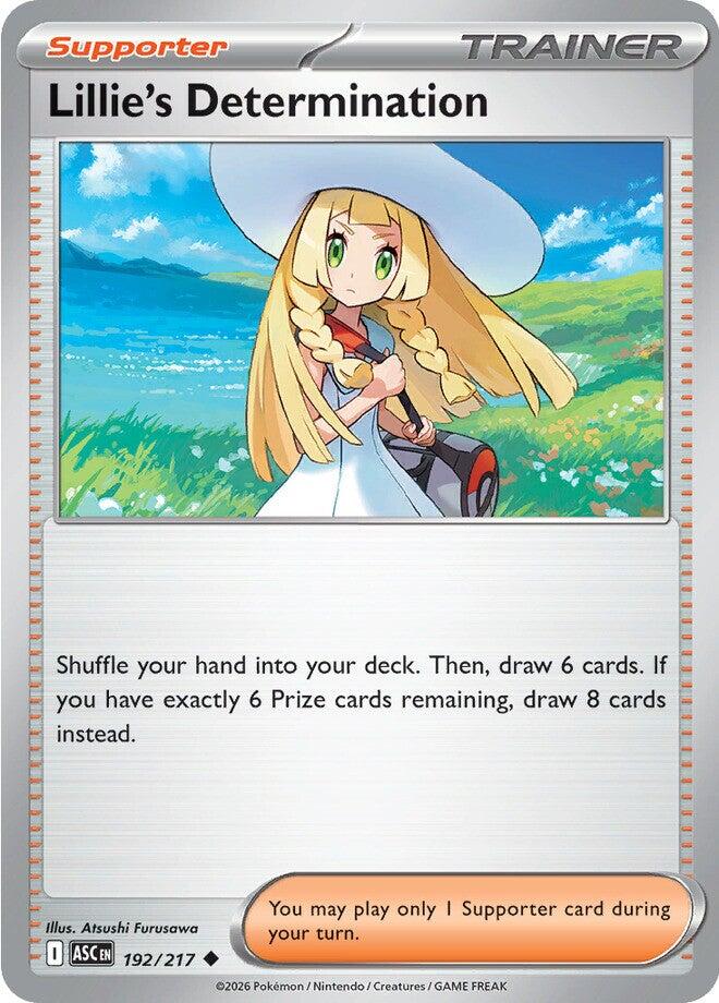 Lillie's Determination (192/217) [Mega Evolution: Ascended Heroes] | L.A. Mood Comics and Games