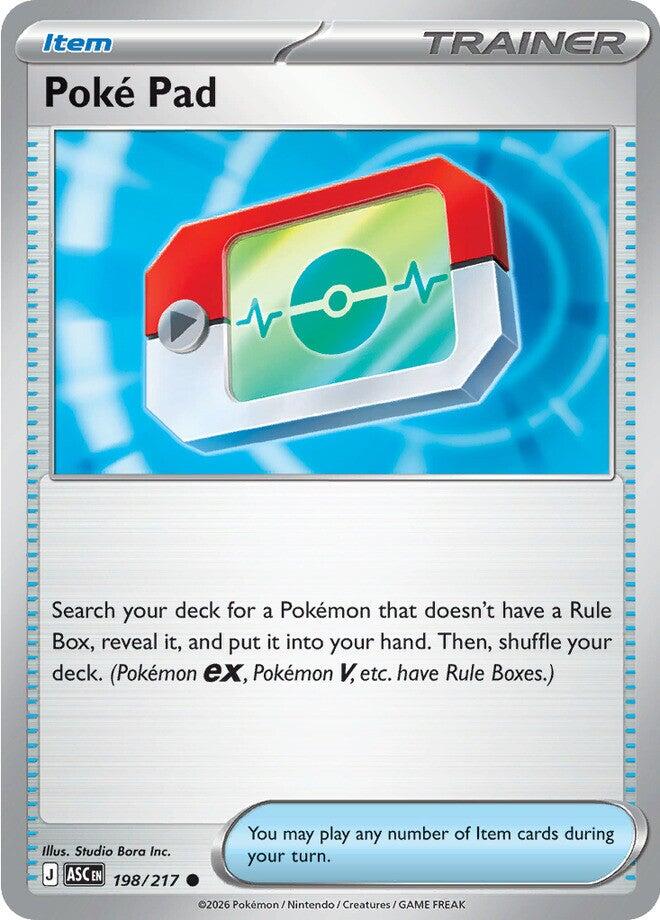 Poke Pad (198/217) (Reverse Holo) [Mega Evolution: Ascended Heroes] | L.A. Mood Comics and Games