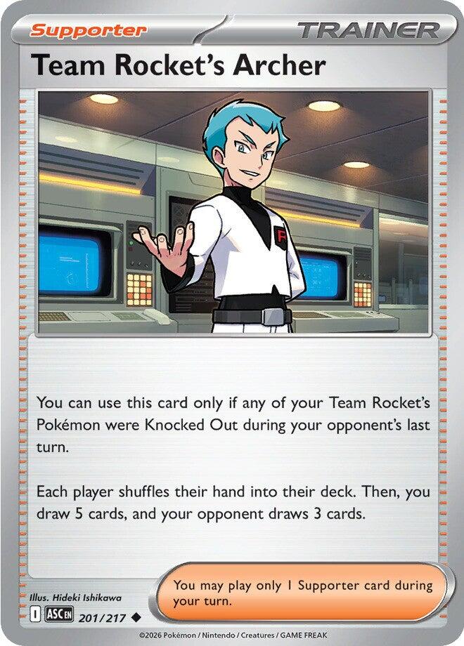 Team Rocket's Archer (201/217) [Mega Evolution: Ascended Heroes] | L.A. Mood Comics and Games