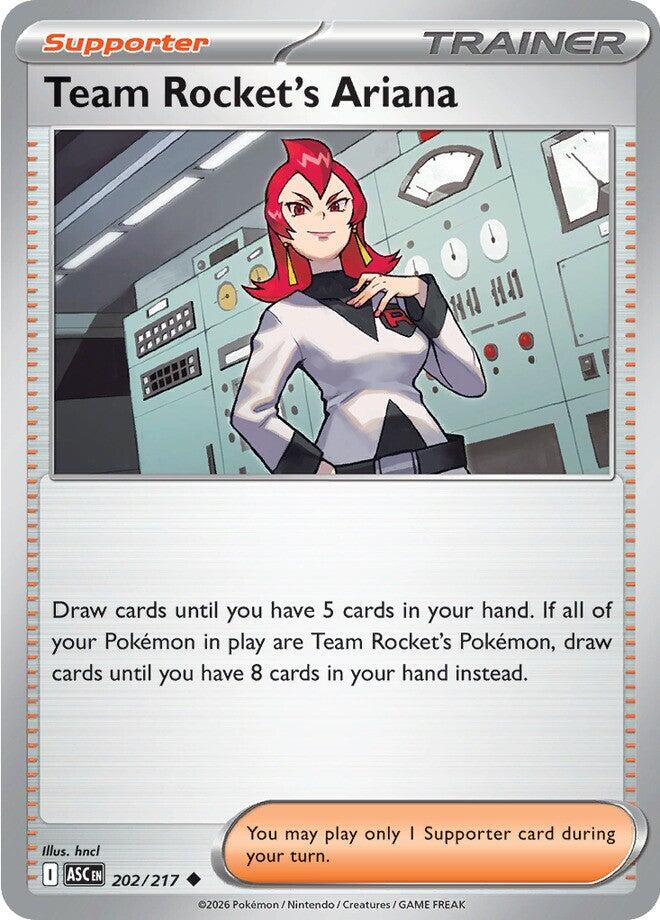 Team Rocket's Ariana (202/217) [Mega Evolution: Ascended Heroes] | L.A. Mood Comics and Games