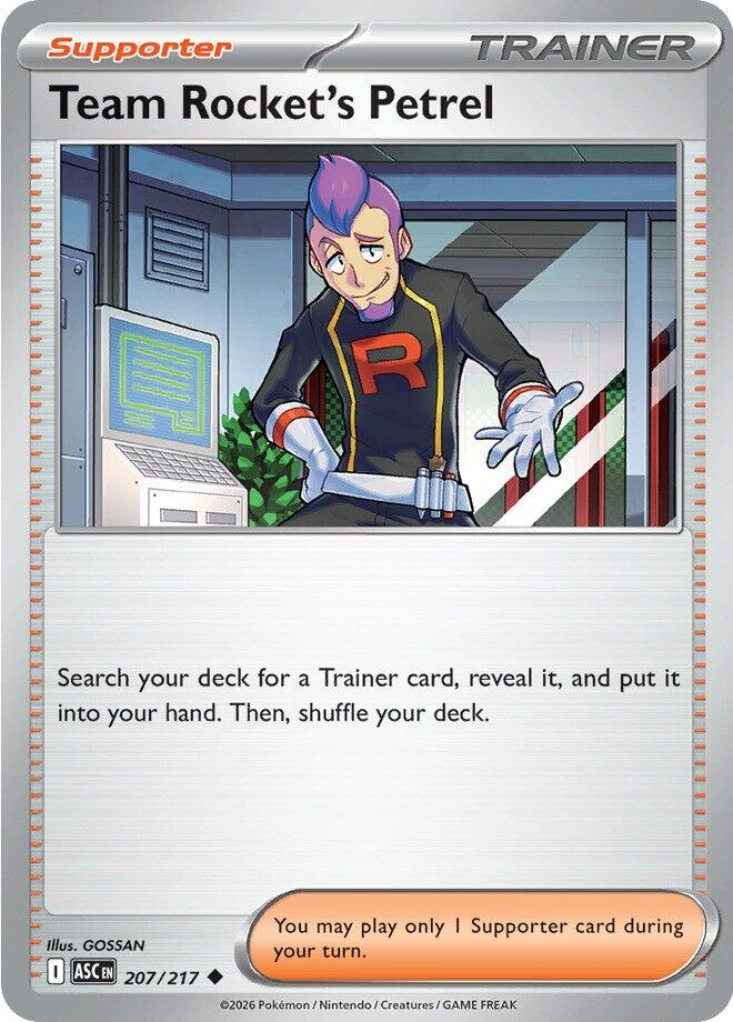 Team Rocket's Petrel (207/217) [Mega Evolution: Ascended Heroes] | L.A. Mood Comics and Games