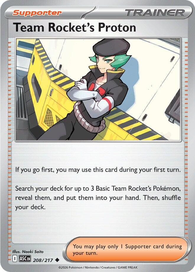 Team Rocket's Proton (208/217) [Mega Evolution: Ascended Heroes] | L.A. Mood Comics and Games
