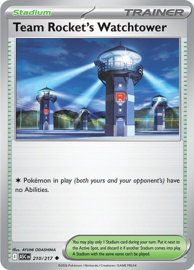Team Rocket's Watchtower (210/217) [Mega Evolution: Ascended Heroes] | L.A. Mood Comics and Games