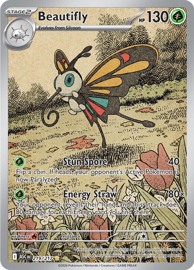 Beautifly (219/217) [Mega Evolution: Ascended Heroes] | L.A. Mood Comics and Games
