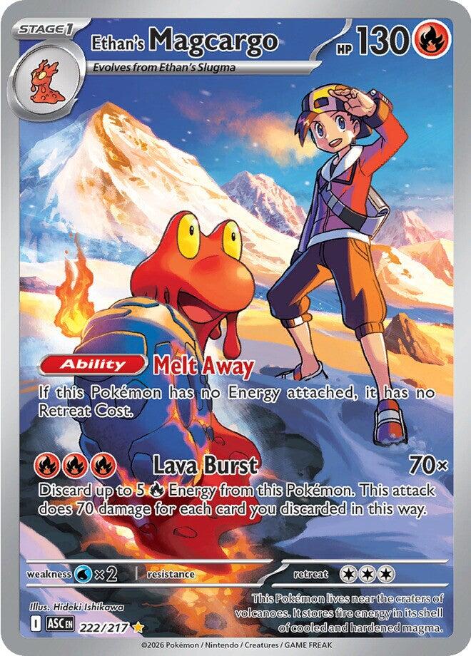 Ethan's Magcargo (222/217) [Mega Evolution: Ascended Heroes] | L.A. Mood Comics and Games