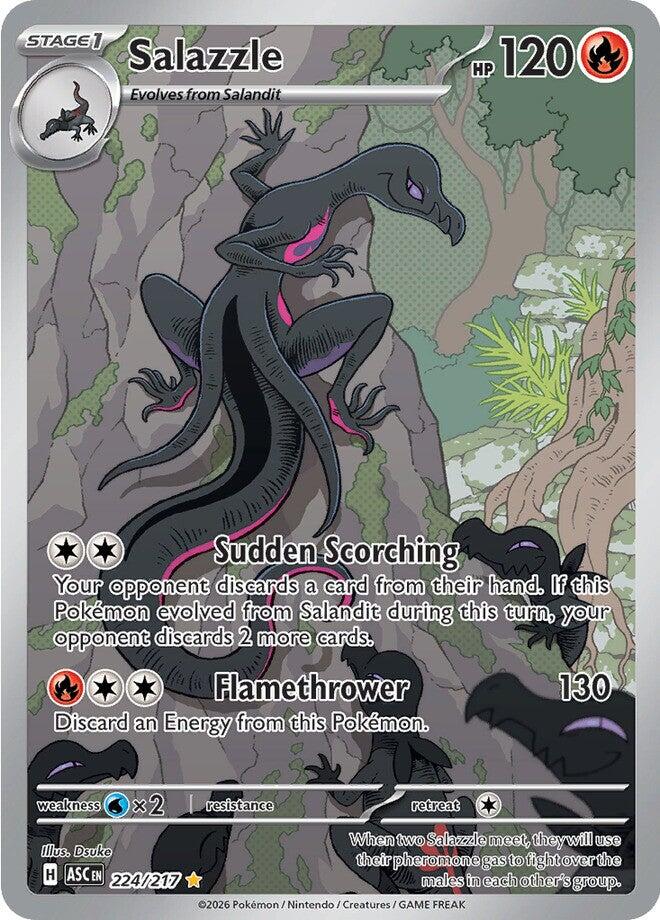 Salazzle (224/217) [Mega Evolution: Ascended Heroes] | L.A. Mood Comics and Games
