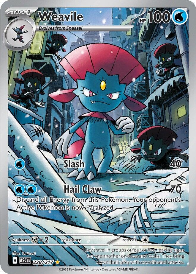Weavile (228/217) [Mega Evolution: Ascended Heroes] | L.A. Mood Comics and Games