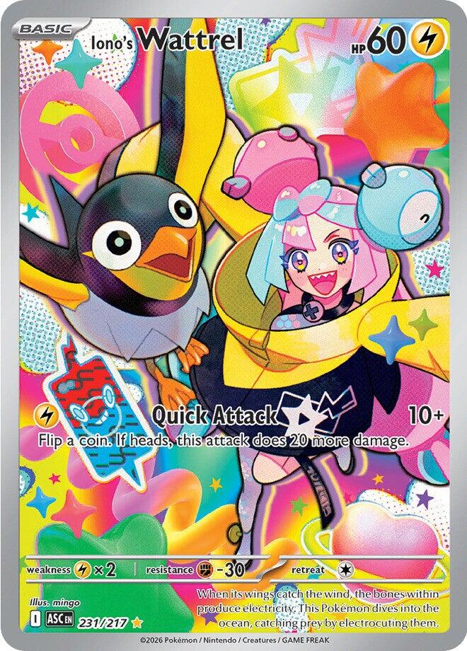 Iono's Wattrel (231/217) [Mega Evolution: Ascended Heroes] | L.A. Mood Comics and Games