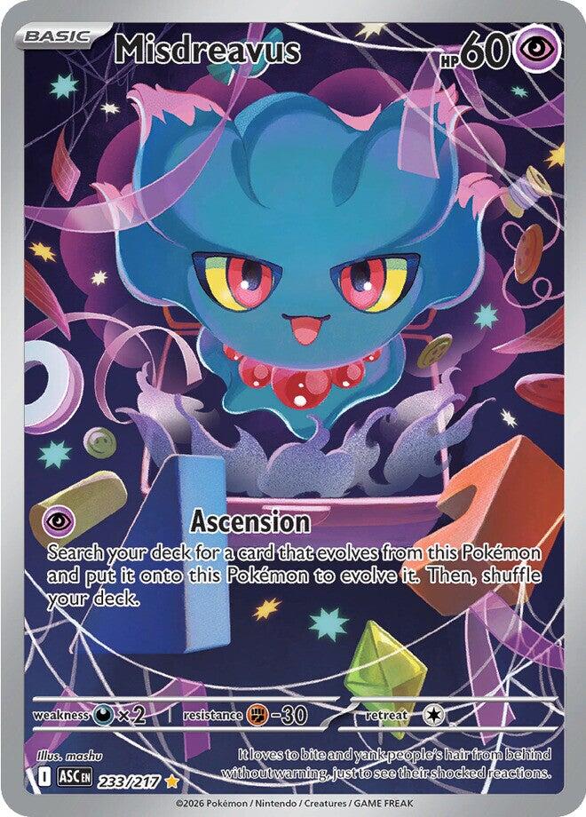Misdreavus (233/217) [Mega Evolution: Ascended Heroes] | L.A. Mood Comics and Games