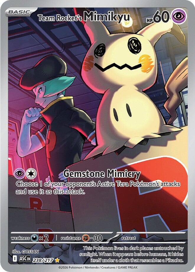 Team Rocket's Mimikyu (238/217) [Mega Evolution: Ascended Heroes] | L.A. Mood Comics and Games