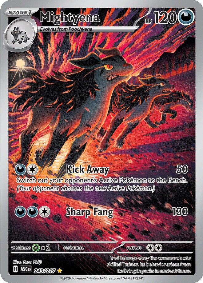 Mightyena (243/217) [Mega Evolution: Ascended Heroes] | L.A. Mood Comics and Games