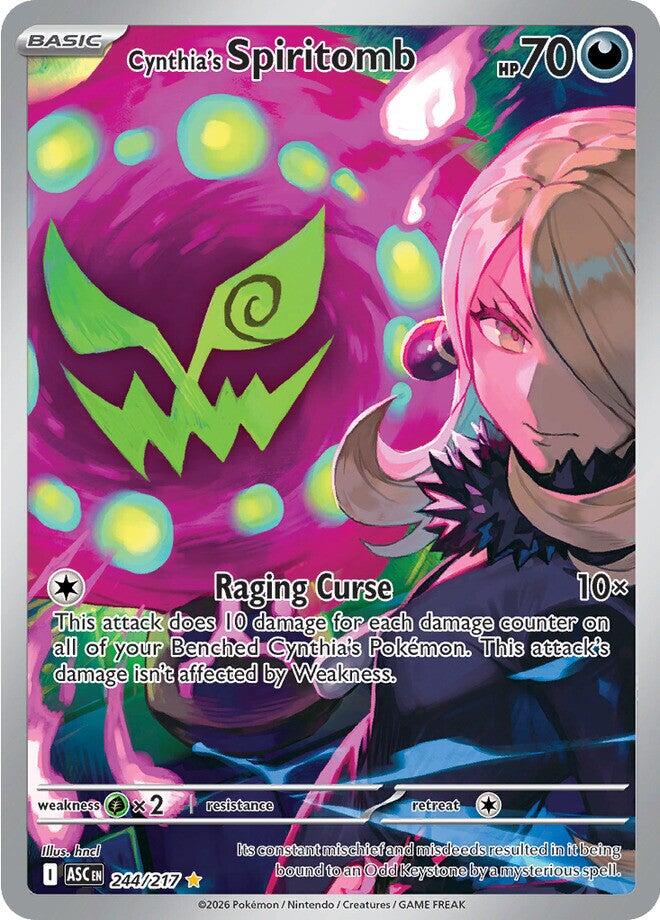 Cynthia's Spiritomb (244/217) [Mega Evolution: Ascended Heroes] | L.A. Mood Comics and Games