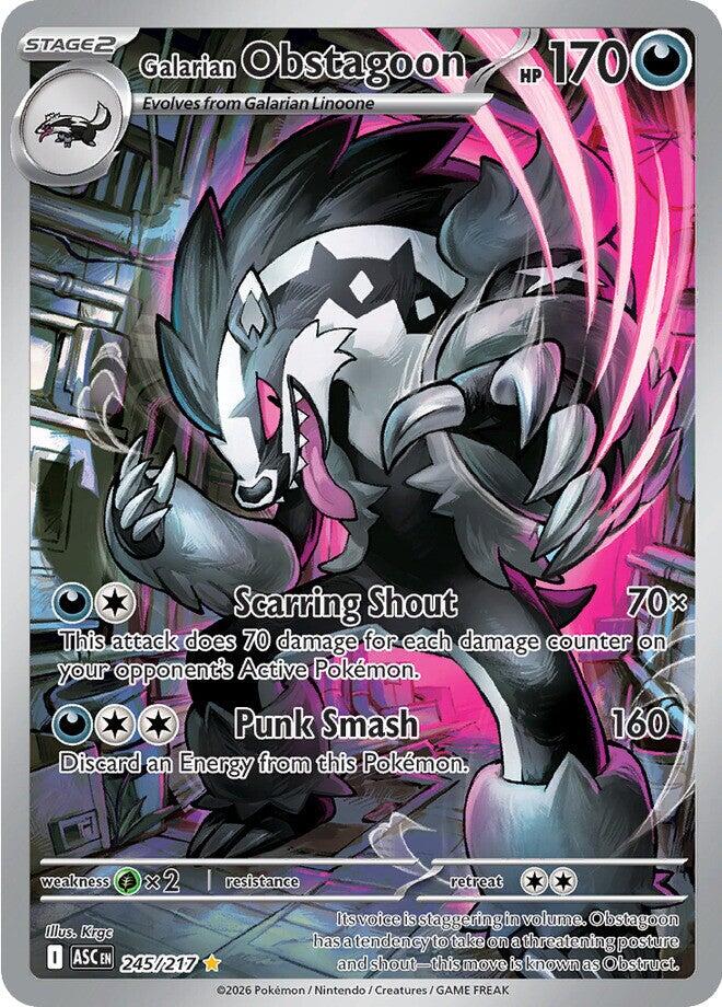 Galarian Obstagoon (245/217) [Mega Evolution: Ascended Heroes] | L.A. Mood Comics and Games