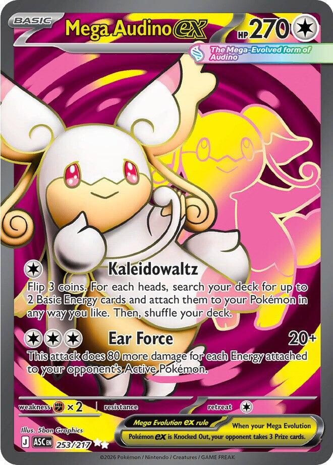 Mega Audino ex (253/217) [Mega Evolution: Ascended Heroes] | L.A. Mood Comics and Games