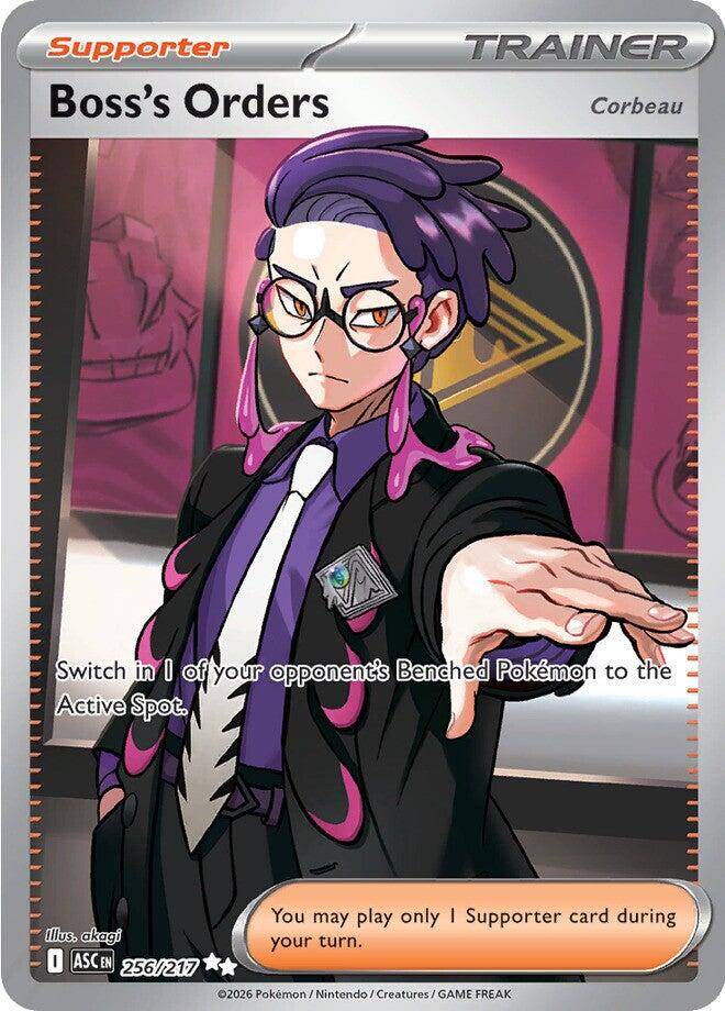 Boss's Orders [Corbeau] - 256/217 [Mega Evolution: Ascended Heroes] | L.A. Mood Comics and Games
